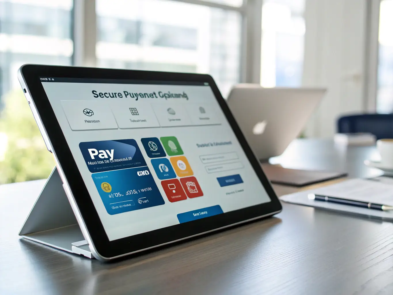 A secure payment processing interface designed for the adult entertainment industry, featuring discreet transaction icons and robust security measures.